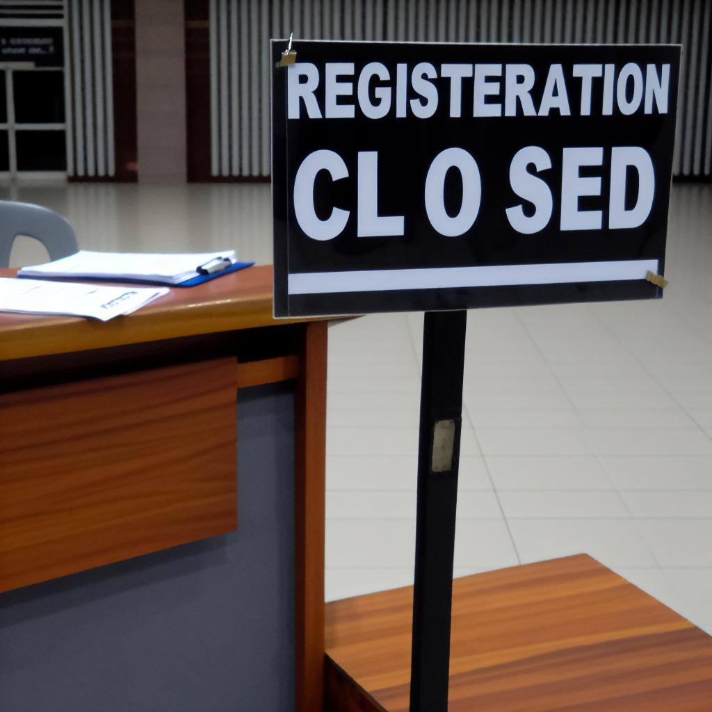 registration closed