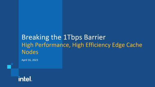 Breaking the 1 Tbps Barrier Report Title Page - Intel