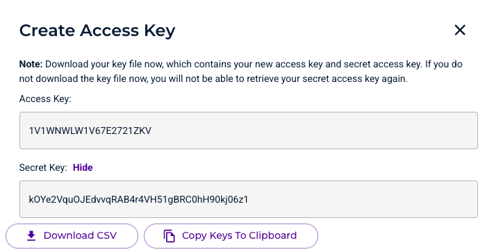 Wasabi Blog - Image 6 - access key